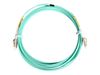 StarTech.com 2m Fiber Optic Cable - 10 Gb Aqua - Multimode Duplex 50/125 - LSZH - LC/LC - OM3 - LC to LC Fiber Patch Cable - patch cable - 2 m - aqua_thumb_2