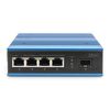 DIGITUS Industrial Ethernet Switch - 5 Ports - 4x Base-Tx (10/100) - 1x Base-Fx (100) SFP - PoE_thumb_1