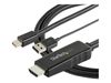 StarTech.com 6ft (2m) HDMI to Mini DisplayPort Cable 4K 30Hz - Active HDMI to mDP Adapter Cable with Audio - USB Powered - Video Converter - video / audio cable - DisplayPort / HDMI - 2 m_thumb_1