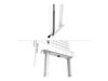 Neomounts WL55-875WH1 mounting kit - motorized - for flat panel - white_thumb_6