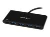 StarTech.com 4 Port USB C Hub with 4 USB Type-A Ports (USB 3.0 SuperSpeed 5Gbps), 60W Power Delivery Passthrough Charging, USB 3.1 Gen 1/USB 3.2 Gen 1 Laptop Hub Adapter, MacBook, Dell - Windows/macOS/Linux (HB30C4AFPD) - hub - 4 ports_thumb_4