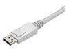 StarTech.com 3m USB-C auf DisplayPort Kabel - 4K 60Hz - Thunderbolt 3 kompatibel - USB Typ C Kabel - Weiß - CDP2DPMM3MW - externer Videoadapter - STM32F072CBU6 - weiß_thumb_7