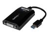 StarTech.com USB 3.0 to DVI / VGA Adapter - 2048x1152 - External Video & Graphics Card - Dual Monitor Display Adapter Cable - Supports Mac & Windows (USB32DVIPRO) - USB / DVI adapter - USB Type A to DVI-I - 15.2 cm_thumb_1