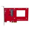 StarTech.com U.2 to PCIe Adapter for 2.5" U.2 NVMe SSD - SFF-8639 - x4 PCI Express 3.0 - interface adapter - Ultra M.2 Card - PCIe 3.0 x4_thumb_2
