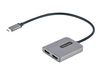 StarTech.com USB-C to Dual HDMI MST HUB, Dual HDMI 4K 60Hz, USB Type C Multi Monitor Adapter for Laptop w/ 1ft (30cm) cable, DP 1.4 Multi-Stream Transport Hub, USB Type C to 2x HDMI Ports - USB-C to HDMI Splitter (MST14CD122HD) - Videoadapter - DisplayPor_thumb_2