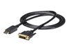 StarTech.com DisplayPort to DVI Cable - 6ft / 2m - 1920 x 1200 - M/M – DP to DVI Adapter Cable – Passive DisplayPort Monitor Cable (DP2DVI2MM6) - display cable - DVI-D to DisplayPort - 1.8 m_thumb_1