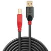 Lindy 42762 USB Kabel USB 2.0 15 m USB A USB B 0,48 Gbit/s Schwarz, Rot_thumb_3