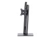 StarTech.com Free Standing Single Monitor Mount, Height Adjustable Monitor Stand, For VESA Mount Displays up to 32" (15lb/7kg), Ergonomic Monitor Stand for Desk, Tilt/Swivel/Rotate, Black - Universal Monitor Stand Aufstellung - einstellbarer Arm - für Mon_thumb_1