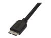 StarTech.com 3m schlankes SuperSpeed USB 3.0 A auf Micro B Kabel - St/St - USB 3.0 Anschlusskabel - Schwarz - USB-Kabel - 3 m_thumb_2