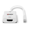 Lindy 41069 Videokabel-Adapter Mini DisplayPort HDMI Typ A (Standard) Weiß_thumb_3