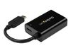 StarTech.com USB C to VGA Adapter with 60W Power Delivery Pass-Through - 1080p USB Type-C to VGA Video Converter w/ Charging - Black - external video adapter_thumb_2