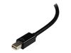 StarTech.com 3 in 1 Mini DisplayPort Adapter - 1080p - Mini DP / Thunderbolt to HDMI / VGA / DVI Splitter for Your Monitor (MDP2VGDVHD) - Videokonverter - Schwarz_thumb_5