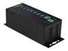 StarTech.com HB30A7AME USB 3.0 Hub (7-Port, Din-Rail,  Industrielle Anwendung, externes Netzteil, Uberspannungsschutz, ESD, 350 W, 15 kV) - Hub - 7 Anschlüsse - TAA-konform_thumb_4