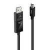 Lindy 43343 Videokabel-Adapter 3 m USB Typ-C DisplayPort Schwarz_thumb_1