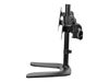 StarTech.com Triple Monitor Stand - Articulating - For Monitors 13" to 27" Adjustable VESA Computer Monitor Stand for 3 Monitor Setup - Steel - Black (ARMBARTRIO2) - stand (adjustable arm)_thumb_6