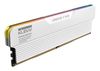 Klevv 32GB (2X16GB) 6000MHz CL28 DDR5 GAMING RAM MODULE 28-36-36-76 1.4V URBANE V RGB WHITE KIT_thumb_8
