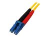 StarTech.com 1m Fiber Optic Cable - Single-Mode Duplex 9/125 - LSZH - LC/LC - OS1 - LC to LC Fiber Patch Cable (SMFIBLCLC1) - Patch-Kabel - 1 m - Gelb_thumb_1