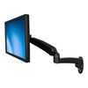 StarTech.com Wall Mount Monitor Arm - Full Motion Articulating - Adjustable - Supports Monitors 12" to 34" - VESA Monitor Wall Mount - Black (ARMPIVWALL) - wall mount (adjustable arm)_thumb_5