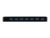 StarTech.com 7 Port USB 3.0 Hub plus dediziertem Ladeport - 2 x 2,4A Port - Desktop Hub und Schnellladestation - USB-Umschalter für die gemeinsame Nutzung von Peripheriegeräten - 7 Anschlüsse_thumb_7