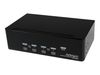 StarTech.com 4-Port Dual KVM Switch with Audio for DVI Computers - Built-in USB Hub (SV431DD2DUA) - KVM / audio / USB switch - 4 ports_thumb_1