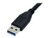 StarTech.com 0.5m (1.5ft) Black SuperSpeed USB 3.0 Cable A to Micro B - USB 3.0 Micro B Cable - 1x USB 3 A (M), 1x USB 3 Micro B (M) 50cm (USB3AUB50CMB) - USB cable - Micro-USB Type B to USB Type A - 50 cm_thumb_2