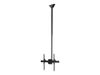StarTech.com Ceiling TV Mount - 3.5' to 5' Pole - Full Motion - Supports Displays 32” to 75" - For VESA Mount Compatible TVs (FLATPNLCEIL) bracket - for flat panel - black_thumb_1