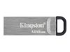 Kingston USB-Stick DataTraveler Kyson - USB 3.1 Gen 1/USB 3.2 - 128 GB - Silber/Schwarz_thumb_1