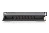 Digitus CAT 6A Slim Patch Panel, shielded, 8-port, 0.5 U, 10", black_thumb_4