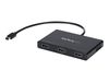 StarTech.com 3 Port Mini DisplayPort MST Hub - 4K 30Hz - Mini DP to HDMI Video Splitter for Multiple Monitors - mDP to HDMI (MSTMDP123HD) - video/audio splitter - 3 ports_thumb_1