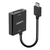 Lindy 38291 Videokabel-Adapter 0,1 m HDMI Typ A (Standard) VGA (D-Sub) Schwarz_thumb_1