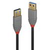 Lindy 36753 USB Kabel USB 3.2 Gen 1 (3.1 Gen 1) 3 m USB A 5 Gbit/s Schwarz, Grau_thumb_1