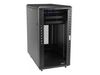 StarTech.com 18HE 19 Zoll Server Rack/Schrank - 4 Pfosten mit Einstellbare Tiefe(15-81cm), abschließbares Knock Down(FlatPack) Netzwerkschrank - Glastür & Rollen - HP ProLiant ThinkServer (RK1836BKF) - Schrank - 18U_thumb_2