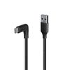 Lindy 32012 USB Kabel USB 3.2 Gen 2 (3.1 Gen 2) 0,5 m USB A USB C 10 Gbit/s 15 W Schwarz_thumb_1
