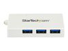 StarTech.com 4 Port USB-C Hub - USB C und 3x USB-A - USB 3.0 Hub - Weiß - 4 Port USB Hub - USB Port Expander - USB Typ C Hub - Hub - 4 Anschlüsse_thumb_3