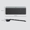Logitech Tastatur- und Maus-Set Slim Wireless Combo MK470 - US Layout - Graphit_thumb_7
