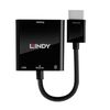 Lindy 38285 Videokabel-Adapter 0,1 m HDMI Typ A (Standard) VGA (D-Sub) Schwarz_thumb_2