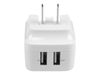 StarTech.com Dual Port USB Wall Charger 17W/3.4A - Travel Charger 110V/220V power adapter - USB - 17 Watt_thumb_4