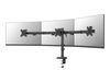 Neomounts DS60-600BL3 mounting kit - full-motion - for 3 monitors - black_thumb_1