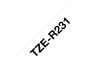 Brother Textile Tape P-Touch TZe-R231 - 12 mm x 4 m - Black on White_thumb_2