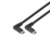 Lindy 32022 USB Kabel USB 3.2 Gen 2 (3.1 Gen 2) 0,5 m USB C 10 Gbit/s 60 W Schwarz_thumb_2