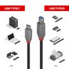 Lindy 36665 USB Kabel USB 3.2 Gen 1 (3.1 Gen 1) 0,5 m USB C USB B Schwarz_thumb_4