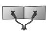 Neomounts DS70S-950BL2 mounting kit - full-motion - for 2 monitors - black_thumb_1