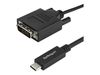 StarTech.com USB-C to DVI Cable - 6 ft / 2m - 1080p - 1920x1200 - USB-C DVI Monitor Cable - USB C Cable - Computer Monitor Cable (CDP2DVIMM2MB) - external video adapter_thumb_1