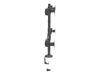 StarTech.com Desk Mount Quad Monitor Arm - 4 VESA Displays up to 27" - Ergonomic Height Adjustable Articulating Pole Mount - Clamp/Grommet (ARMQUAD) - desk mount (adjustable arm)_thumb_5