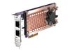 QNAP QM2-2P2G2T - Speicher-Controller - M.2 NVMe Card / PCIe 3.0 (NVMe) - PCIe 3.0 x4, 2.5 Gigabit Ethernet_thumb_4