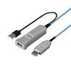 Lindy 43345 USB Kabel USB 3.2 Gen 1 (3.1 Gen 1) 30 m USB A 2 x USB A 5 Gbit/s Blau, Silber_thumb_5