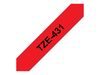Brother laminated tape TZe-431 - Black on red_thumb_1