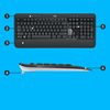 Logitech Tastatur- und Maus-Set MK540 - US Layout - Schwarz_thumb_10