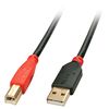 Lindy 42762 USB Kabel USB 2.0 15 m USB A USB B 0,48 Gbit/s Schwarz, Rot_thumb_1