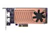 QNAP QM2-2P2G2T - storage controller - M.2 NVMe Card / PCIe 3.0 (NVMe) - PCIe 3.0 x4, 2.5 Gigabit Ethernet_thumb_1
